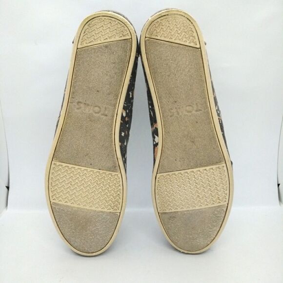 Toms Alpargata Canvas Flats Shoes Women's Size 8 Grey - Picture 7 of 8